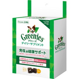 Greenies グリニーズ デイリーサプリメント 成犬用 免疫の健康サポート 126g［42粒入］ 犬用サプリ 負けない