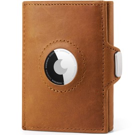DODENSHA® MagSnap Airtag Men's Wallet with RFID Protection I Card Case Men I Smart Wallet Small for 10+ Cards I Wallet with Coin Compartment I Men's Wallet with AirTag Compartment I Men's Wallet,
