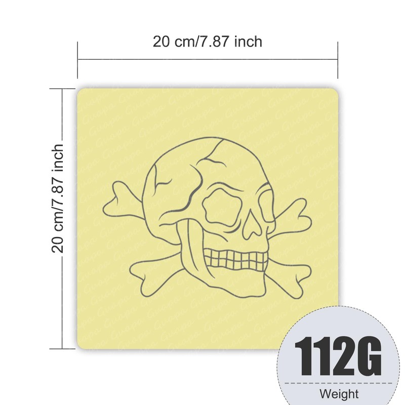 Rasmet 3 Pieces Premium 2.5 mm Synthetic Tattoo Skin Tattoo