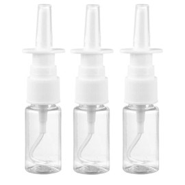 Medsuo Medsuo 3pcs Nasal Spray Bottle Mist Spray Bottle Clear Empty Rhinitis Care Sprayer Direct Spray Container for Saline Essential Oils - 10ml