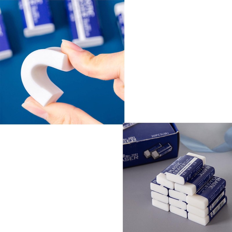 10 Pcs Eraser White Erasers Multipack Rubbers Erasers for Kids