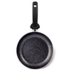 Pensofal Biostone Bratpfanne, hoch, Durchmesser 20 cm, Schwarz