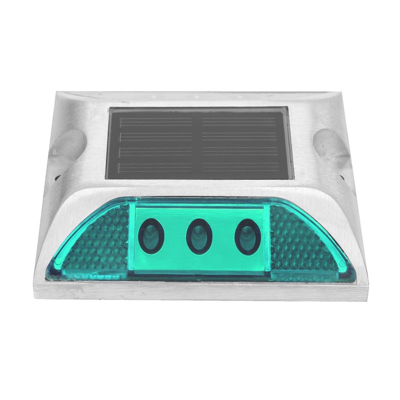 LED Solar Power Ground Marker Lights Waterproof Outdoor Driveway Road