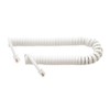 Miyoshi ZTL-CC03WH Curl Cord for Handsets, Cross Wiring, 0.1 ft