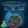 Casco Inteligente Con Auriculares Bluetooth Luz Advertencia