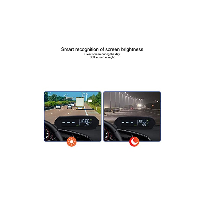 1 x Host, Universal Car HUD Head-Up Display, Multifunction Projector,