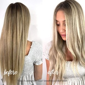 SURFACE Hair - Pure Blonde Violet Leave-In Toning Spray - Tones, Brightens & Protects Hair - 33.8 fl oz