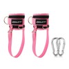zenlete Pack of 2 Foot Straps Cable Pull 5 D-Rings