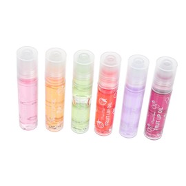 6pcs Lip Balm Moisturizing Lip Gloss Hydrating Lip Gloss Lip Hydration Gloss Kids Lip Gloss for Girls Lip Tint Oil Lip Gloss Lip Oil Fruit Lip Gloss Lip Smoother Rollerball Set