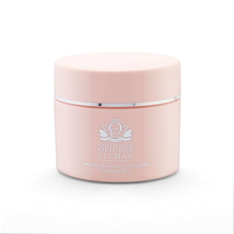 Emulsion Sensory Nourishing Body Oficine CLEMAN Femme en rose