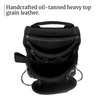 FESA Leather Carpenter Tool Pouch - 10-Pocket Heavy Top Grain