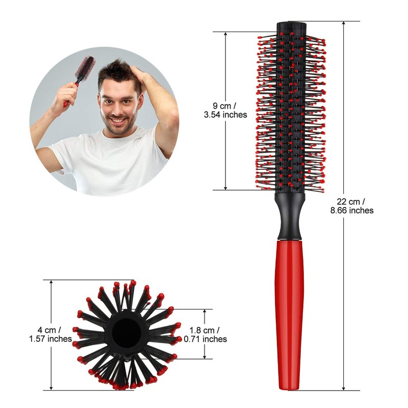 Great Roller Round Men's Hair Brush Great Comb Round Hair