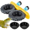 NoraPet Magnetic Reptile Feeder Ledge, Crested Gecko Feeding Ledge with