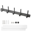 Wall Hooks-5 Tri Hangers Vertical Metal Rack Wall Mount for