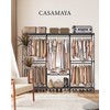 CASAMAYA Clothes Rack, Portable Closet, 80.7 Inch Extra Large Capacity