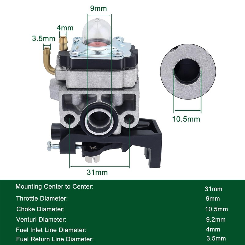 Venseri GX35 Carburetor for Honda GX25 GX25N GX25NT HHT35 String