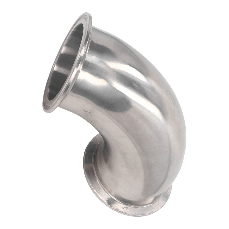 Naroote Sanitary Ferrule Elbow, Proof 304 Stainless Steel Sealed 90