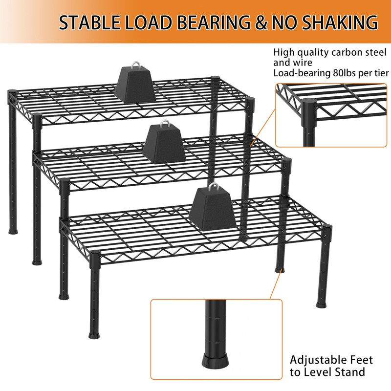 Xiofio 3 Tier Ladder Potted Multiple Plants for Indoor and