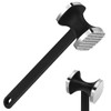 ZMREN Meat Tenderizer Hammer, Double-sided stainless steel meat tenderiser with