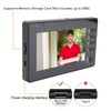 720P Peephole Viewer Door Camera 4.3 Inch Screen 145 Wide