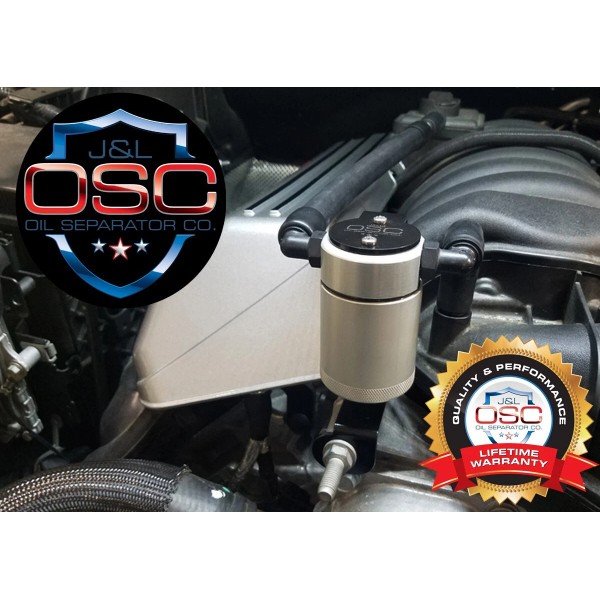 J&L OSC Oil Catch Can Fits 2011-2023 Dodge Challenger 6.4L