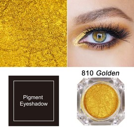 TWOMODE Eyeshadow Pigment Powder Eye Makeup (810 Golden)