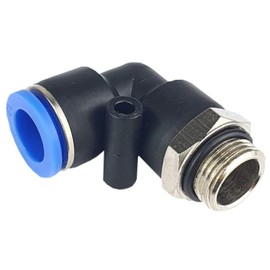IQS Angle Plug Fitting G 1/4 Inch 8 mm Compressed Air & Gases O-Ring Seal