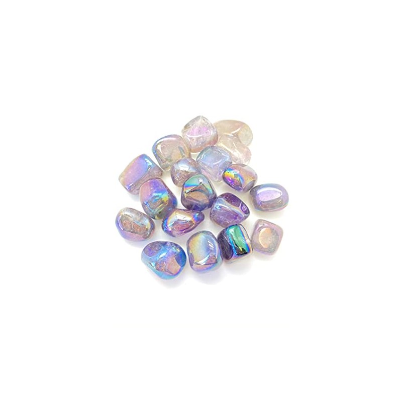 Pachamama Essentials Angel Aura Amethyst Tumbled - Healing Stone -