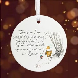 Luck and Luck Winnie The Pooh Pregnancy Gift For Mummy to Be Keepsake