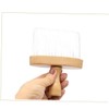BIUDECO Nylon Hair Brush Wooden Handle Hair Cleaning Brush for