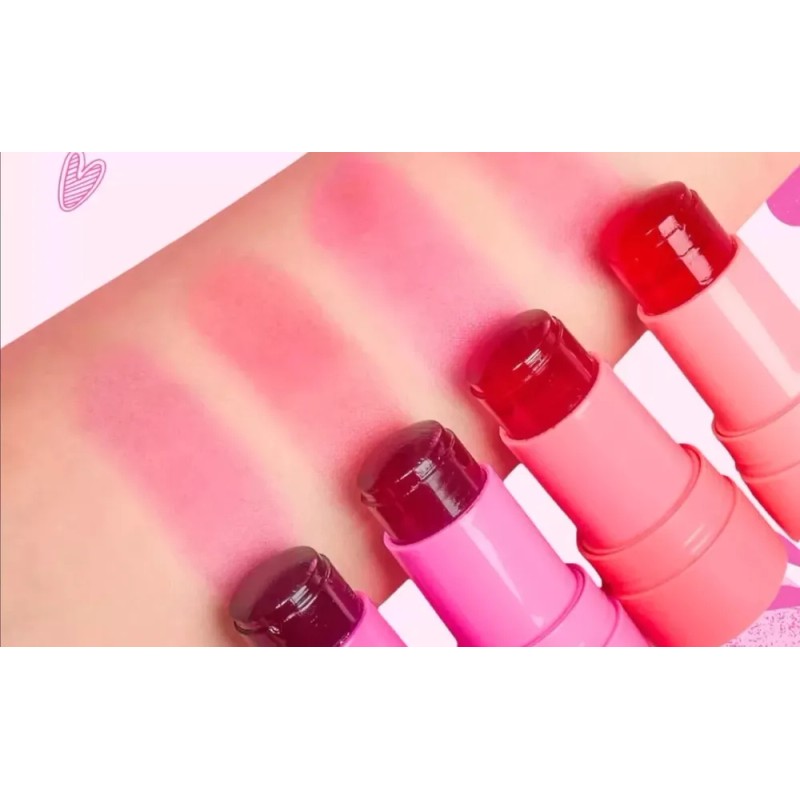 Favorbeauty Rubor Jelly Tint 4 Piezas Tonos Diferentes 4 Tonos