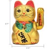 VanEnjoy 6.77" Beckoning Ceramic Maneki Neko Lucky Fengshui Cat