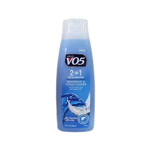 VO5 Shampoo/Conditioner 2 in 1 Moisturizing 12.5 Oz(6 Pack)