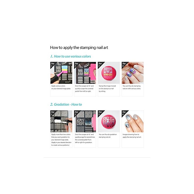 Konad Stamping Nail Art Image Plate - M26 [Misc.]