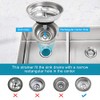 Kitchen Sink Drain Strainer 6 Pack Stainless Steel Sink Stopper,