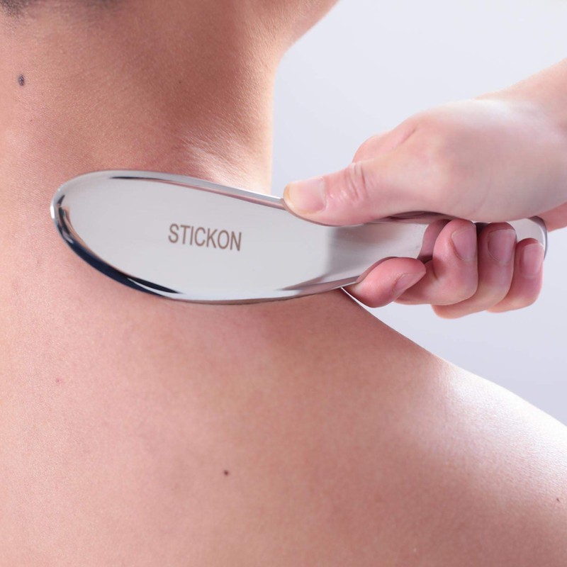 JustSun Gua Sha Scraper Soft Tissue Massage Tools Stainless Steel