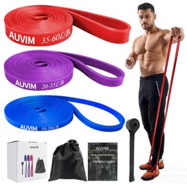 Resistance Bands Set Fitness Bands 3 Different Levels of Resistance Bands for Strength Training, Stretching, Calisthenics, Cross Fitness, Pilates, Yoga