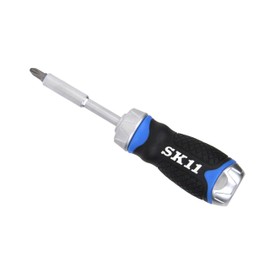 SK11 (SK11) Bit Interchangeable Ratchet Screwdriver SRD-710, Can Be Fully Tightened, Built-in Bit