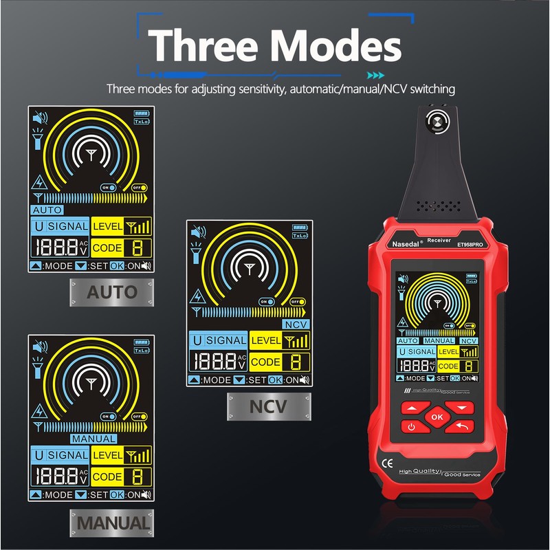 Nasedal Underground Cable Tester Locator Muntimeter 2 in 1,Circuit Tracer