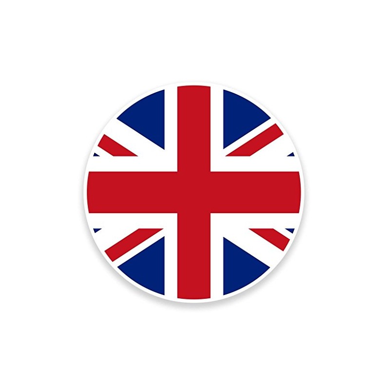 2 x 10cm/100mm Union Jack UK British Flag Map Window