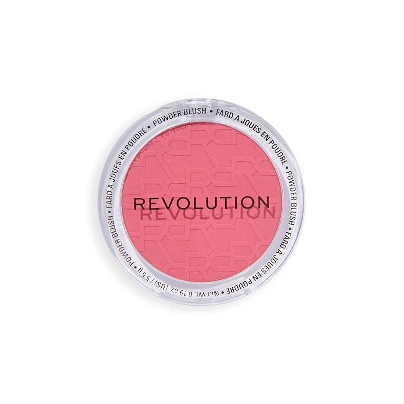 Revolution Blusher Reloaded, Pink Lady | Talc-Free Powder Blush with