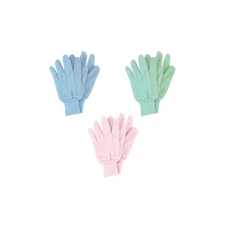 Briers Gloves Triple Pack Jersey Grips Multi-Task Gardening Gloves -