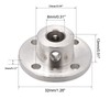 TA-VIGOR Rigid Flange Coupling 8mm Inner Dia, M4 Motor Guide