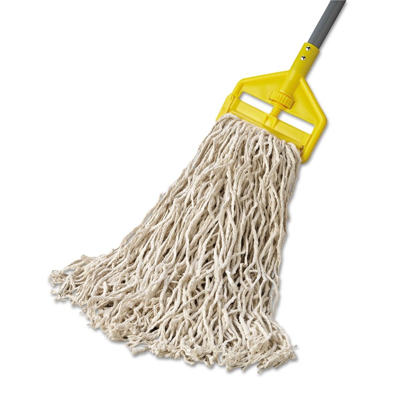 Rubbermaid Commercial RCP V118 RCPV118 Economy Cut-End Cotton Wet Mop