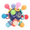 Baby Sensory Teething Toy Grasping Activities Bright Colors Silicone Soothes