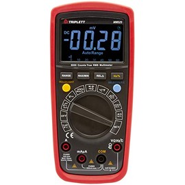 Triplett MM525 True RMS 6000 Count High Performance Digital Multimeter with LPF and LOZ and EBTN Display - AC/DC Voltage, AC/DC Current, Resistance, Temperature, Continuity