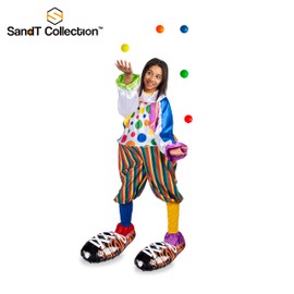 Blow up Clown Shoes for Adults – Silly Costume – Circus Costume - Orange