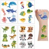 16 Sheets Cute Temporary Tattoo fake tattoos markers for Kids