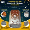 G4GADGET 15 Pack Aluminium Foil Trays, Heavy-Duty Food Containers for