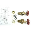 Steamer Sight Glass Water Gauge Valve Set for 5/8" Diameter